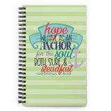 Hope is an Anchor for the Soul Bujo Notebook