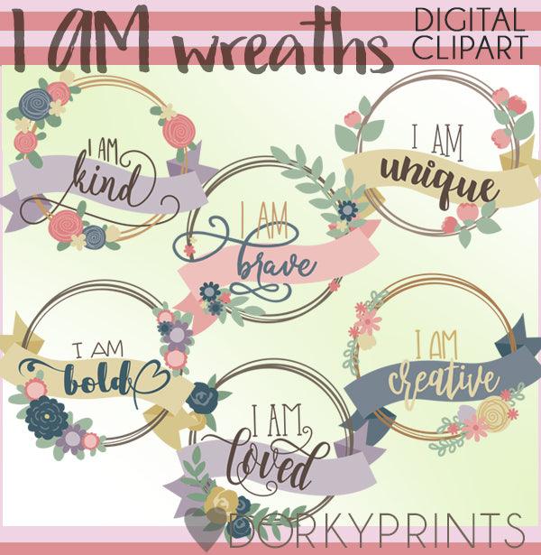 Inspiring Wreath Clipart