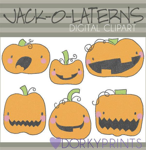 Jack-o-Laterns Halloween Clipart