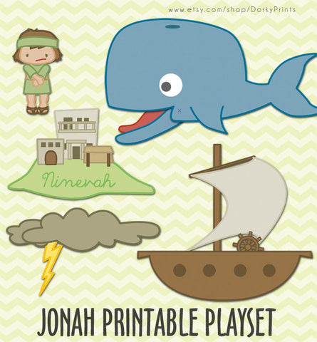 Jonah and the Whale Bible Printables
