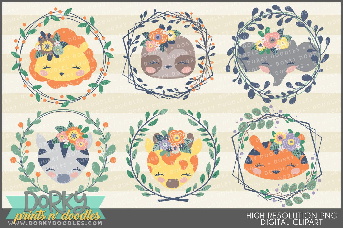 Jungle Animals Clipart