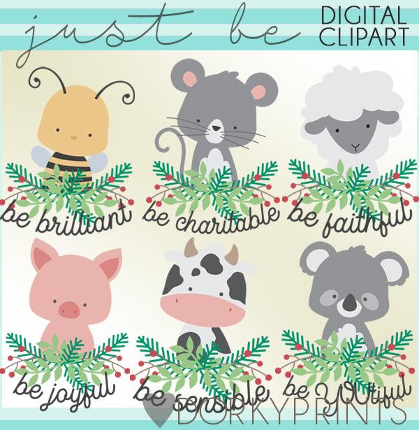 Just Be Animals Clipart