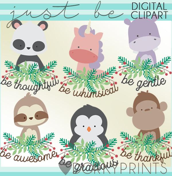 Just Be Animals Clipart