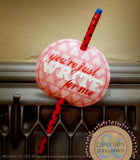 "Just Write for Me" Valentine Pencil Tag Holiday Printables