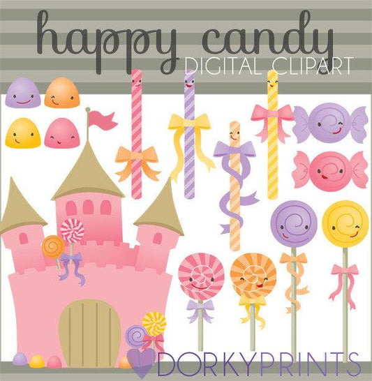 Kawaii Candy Food Clipart