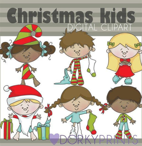 Kids Christmas Clipart