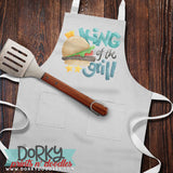 King of the Grill Watercolor PNG