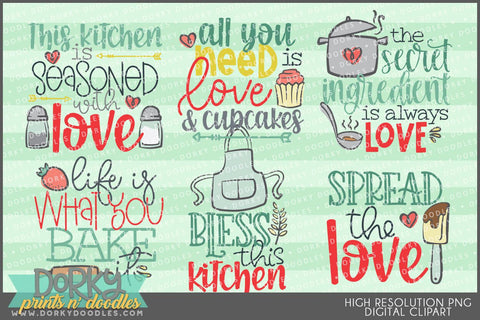 Kitchen Blessings Clipart