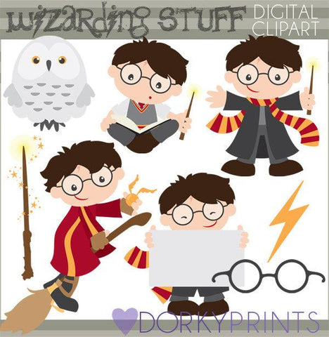Magic and Wizard Character Clipart