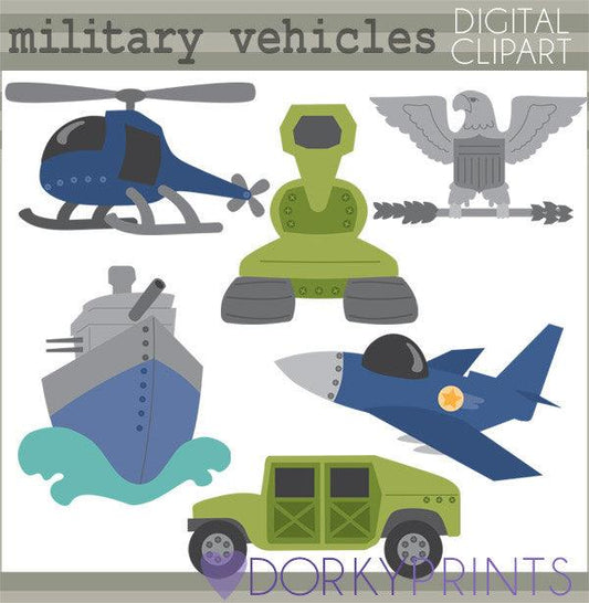 Military Vehicles Clipart