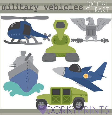 Military Vehicles Clipart