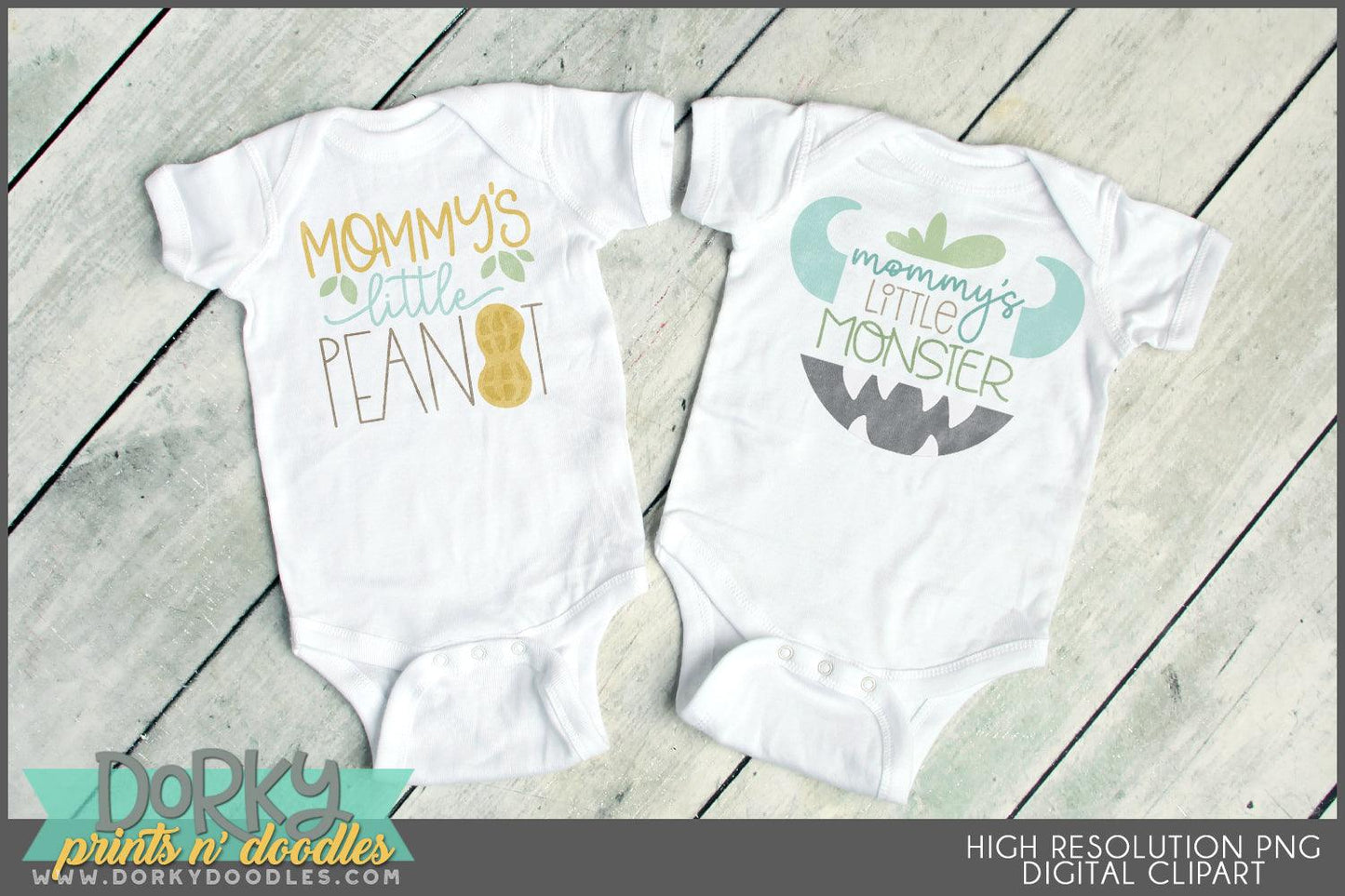 Mommy's Little Sayings Babies Clipart - Dorky Doodles