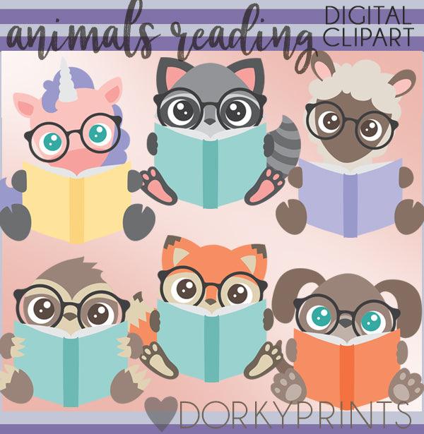 More Reading Animals Clipart