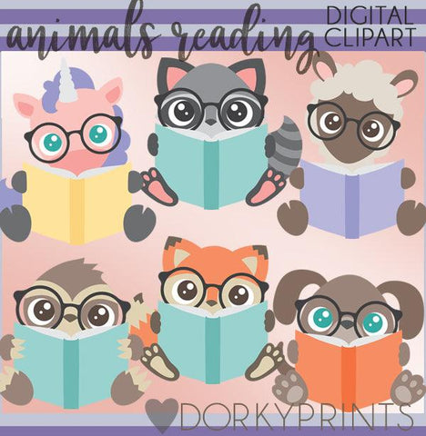 More Reading Animals Clipart