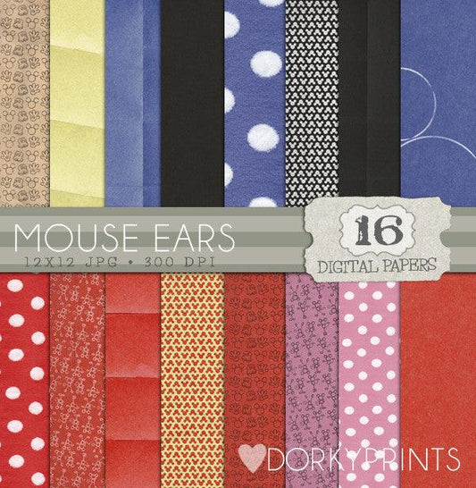 Mouse Digital Paper Pack