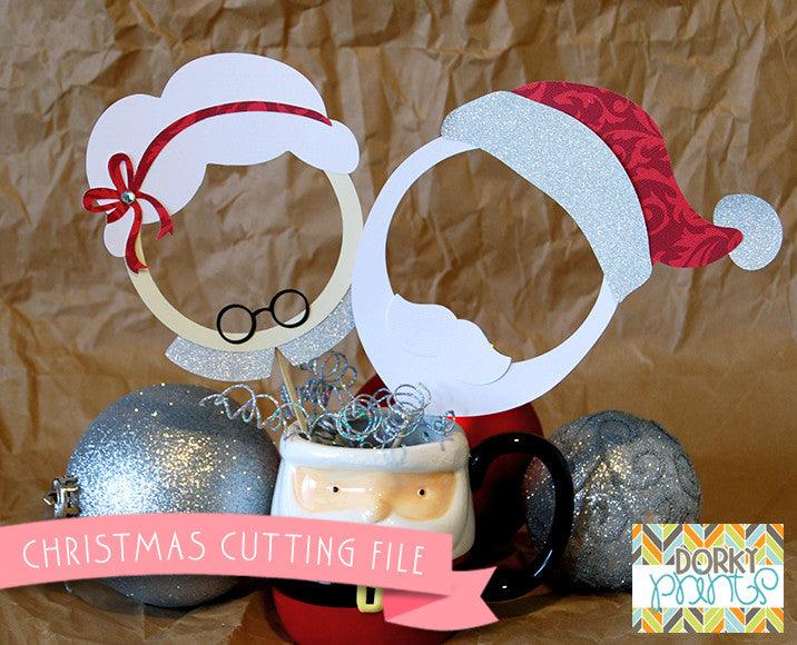 Mrs Claus and Santa Frames Cuttable Files