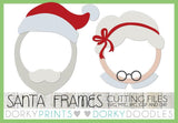Mrs Claus and Santa Frames Cuttable Files