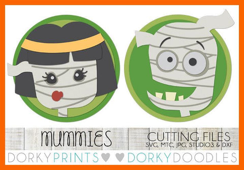 Mummy Halloween SVG Cuttable Files