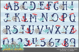 Nautical Alphabet Clipart