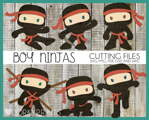 Ninja Boys Cuttable Files