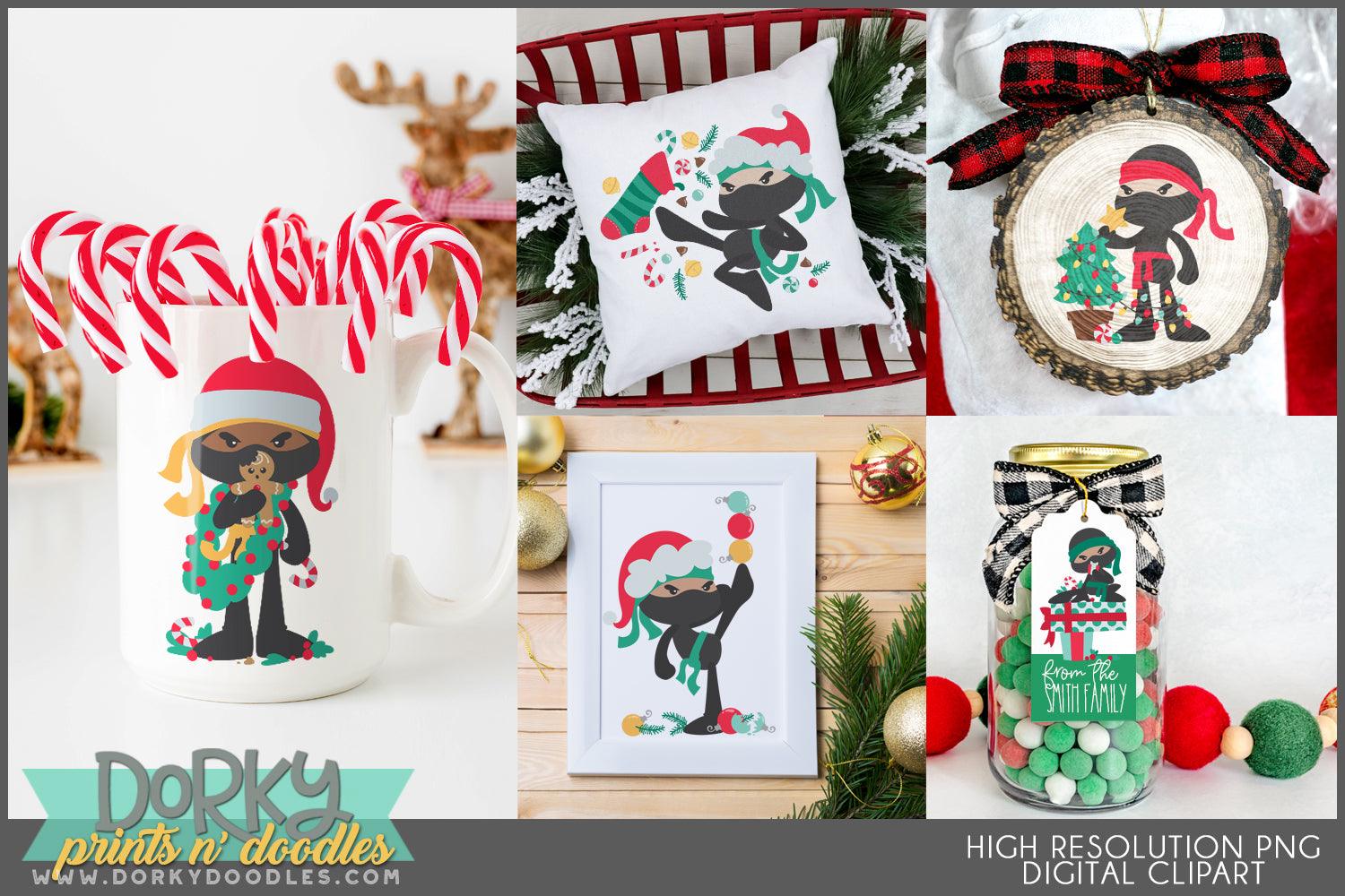 Ninja Christmas Clipart