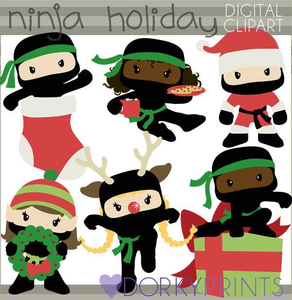 Ninja Christmas Clipart