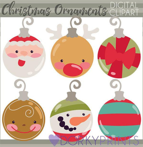 Ornaments for Christmas Clipart