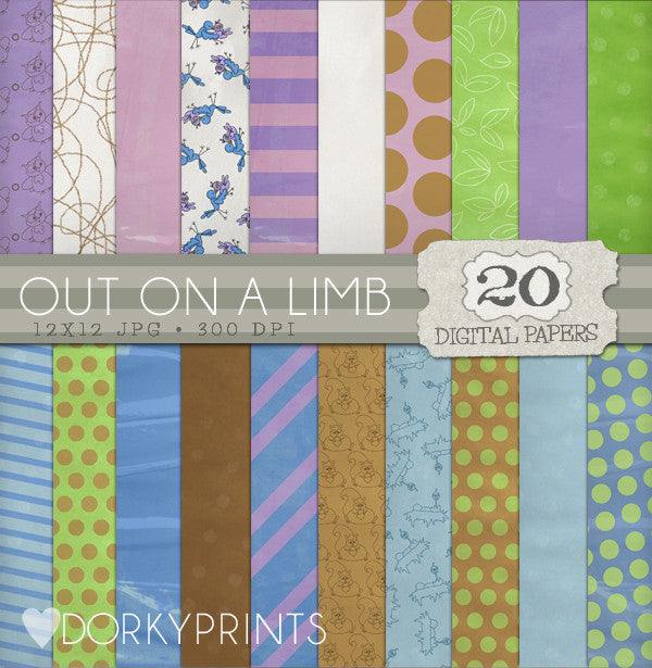 Out on a Limb Digital Paper Pack