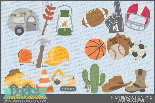 Outdoor Trios Kid Clipart