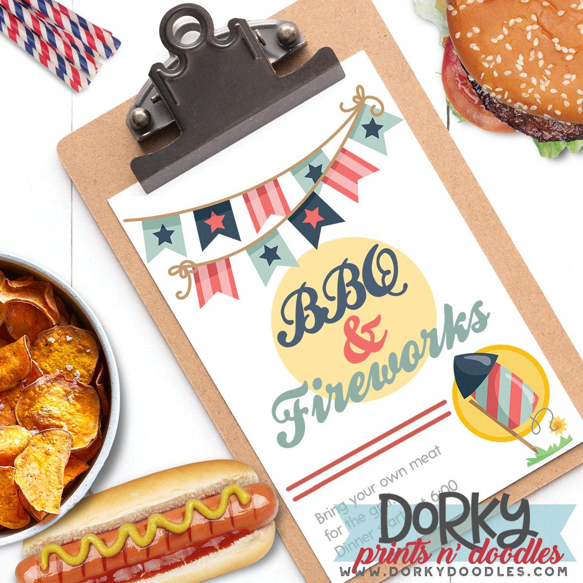 Patriotic Fun Summer Clipart