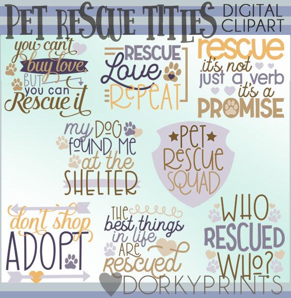 Pet Rescue Clipart