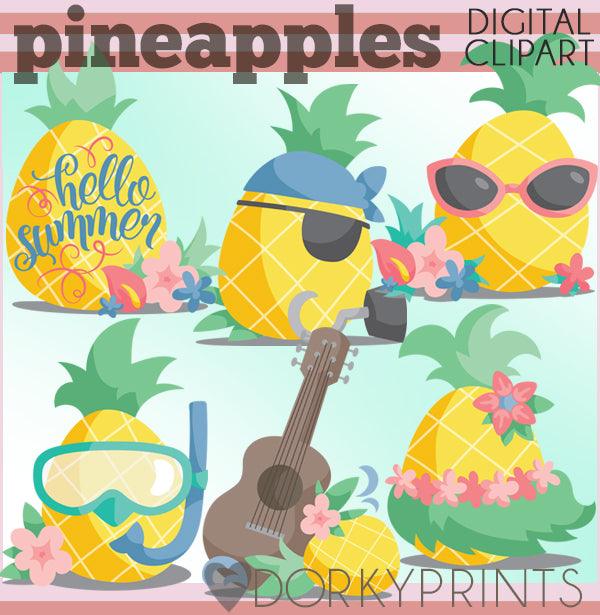 Pineapple Summer Clipart