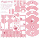 Pink Piggy Birthday Party Printables