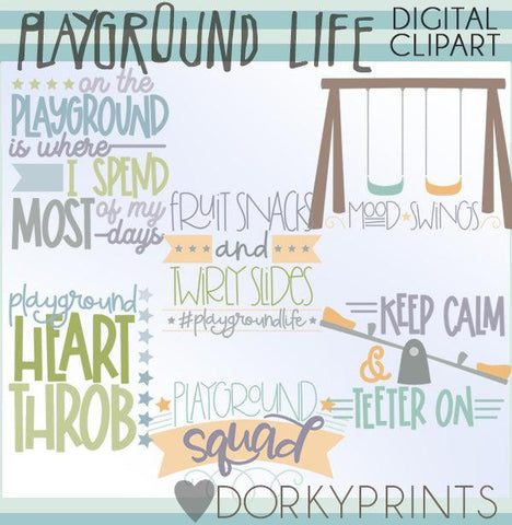 Playground Life Clipart