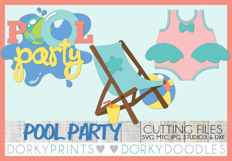 Pool Party Cuttable Files