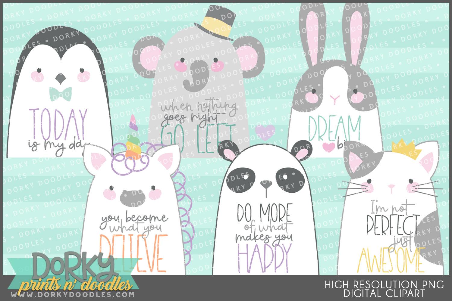 Positive Animals Clipart