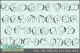 Pretty Font DXF and SVG Cuttable Files - Dorky Doodles