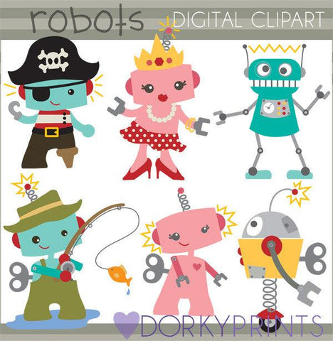 Robot Kids Sci-fi Clipart