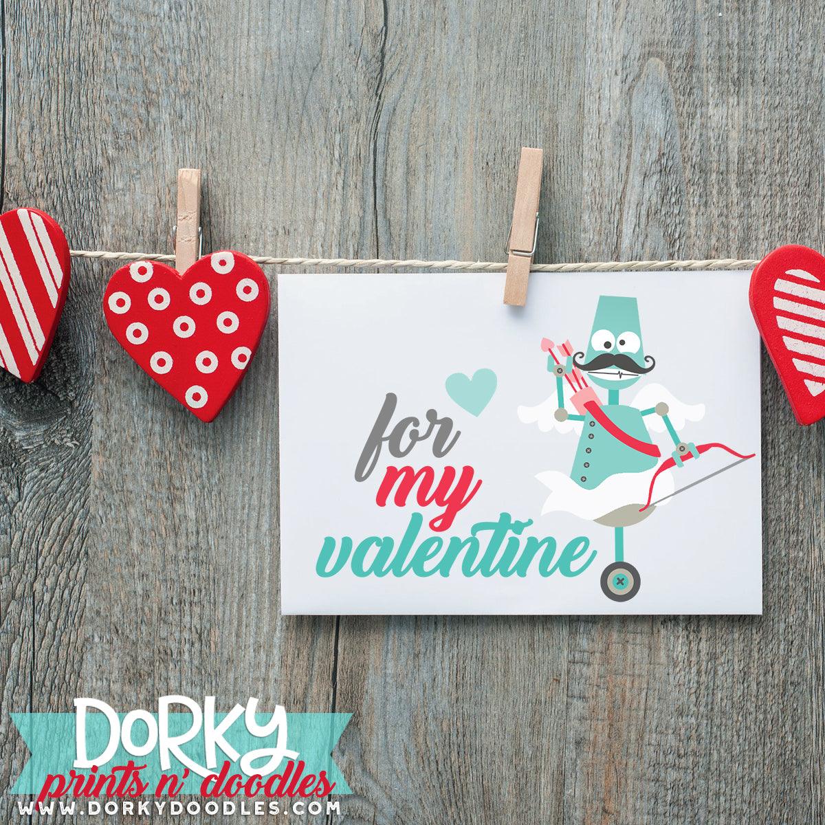 Robot Valentine Clipart