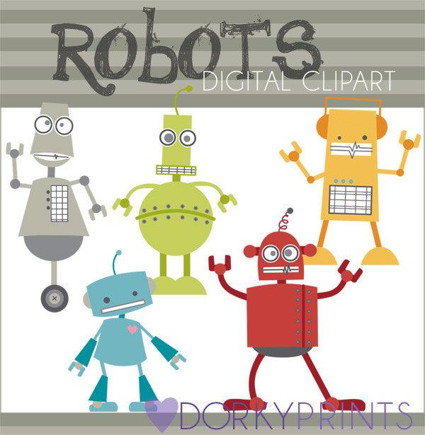 Robots Sci fi Clipart Dorky Doodles robots-sci-fi-clipart-dorky-doodles