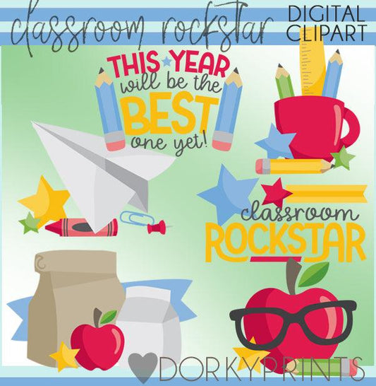 Rockstar School Clipart