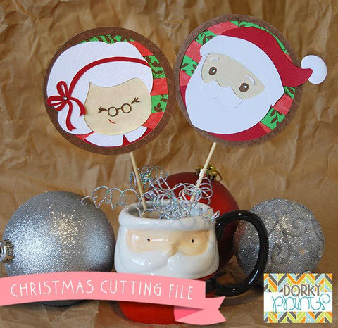 Santa and Mrs Claus Cuttable Files