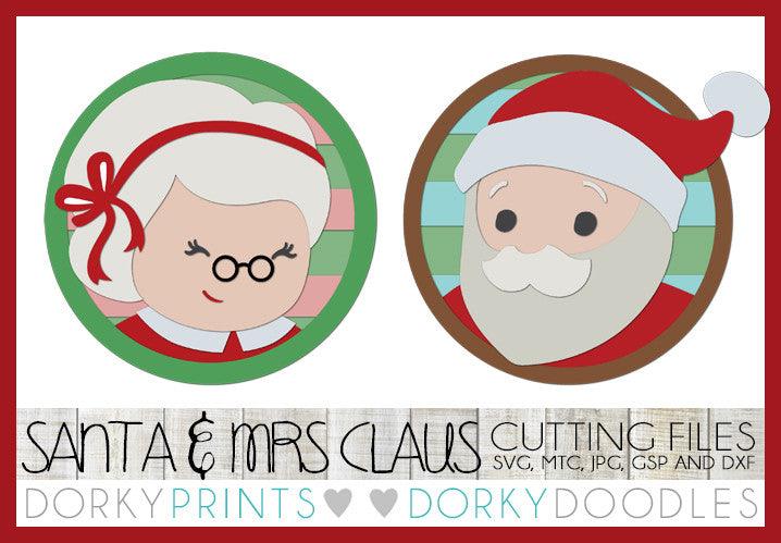 Santa and Mrs Claus Cuttable Files