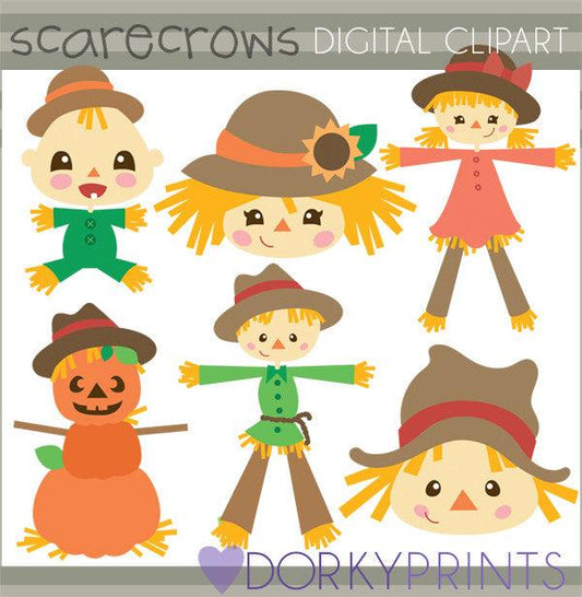 Scarecrow Thanksgiving Clipart