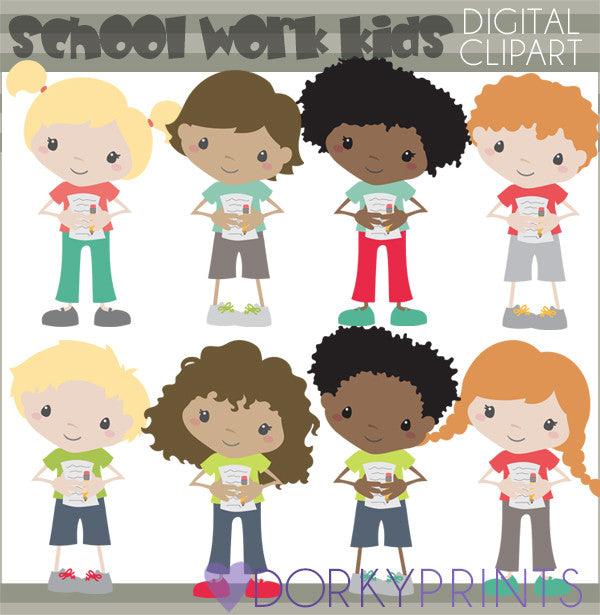 School Work Kids School Clipart – Dorky Doodles