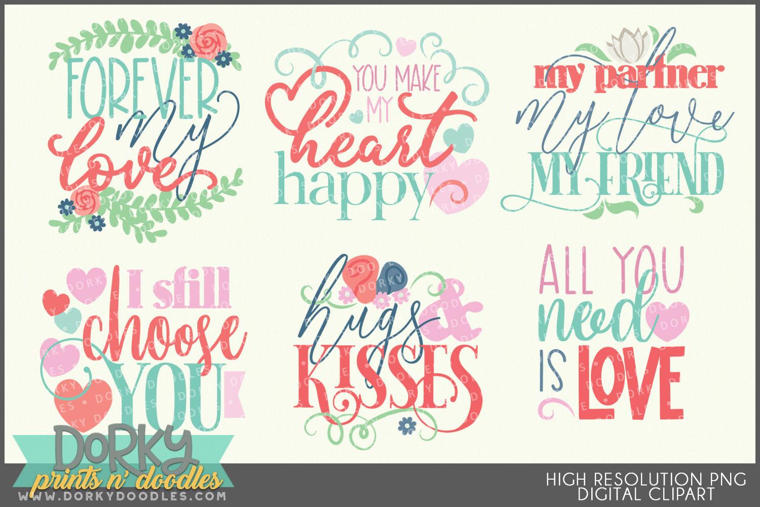 Serious Love Valentine Clipart