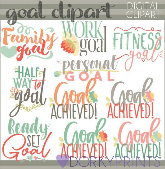 Setting Goals Clipart