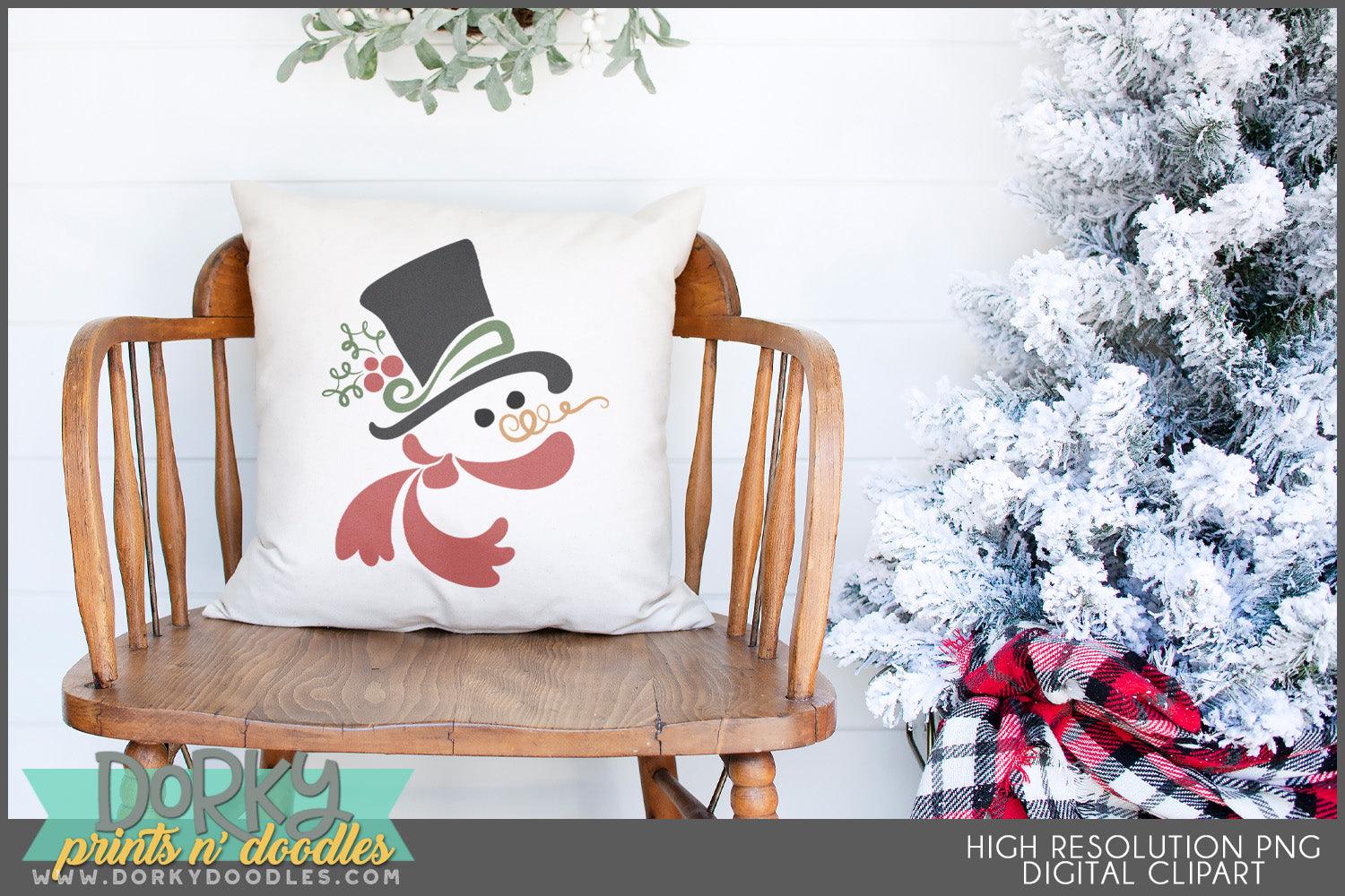 Simple Elegant Christmas Clipart - Dorky Doodles