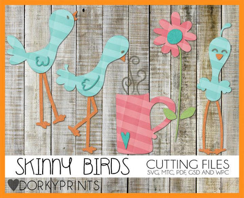 Skinny Birds Cuttable Files