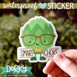 Smartichoke Large Waterproof Sticker